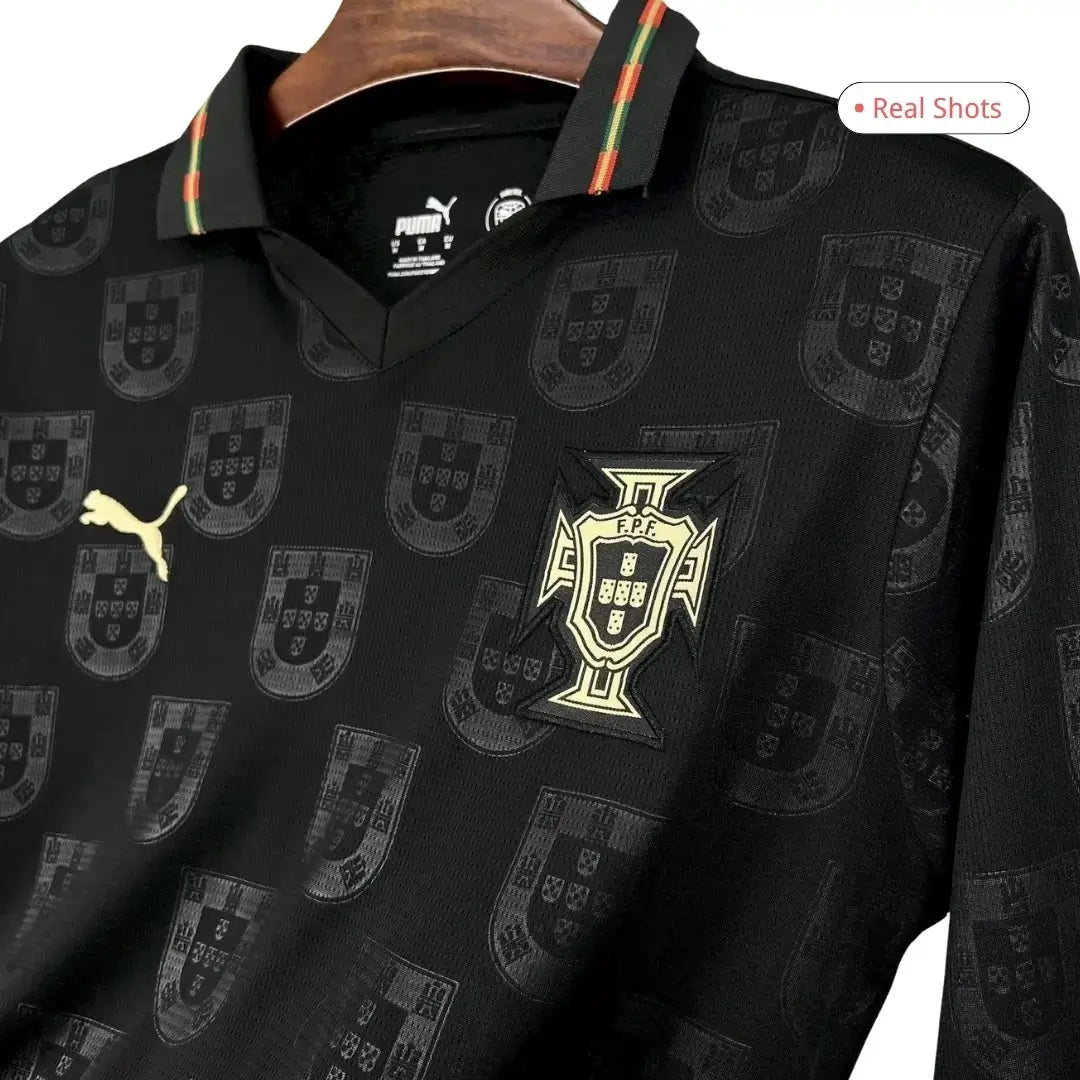 Portugal Pantera Negra Langermet Matchdrakt Ronaldo #7 – VM 2026