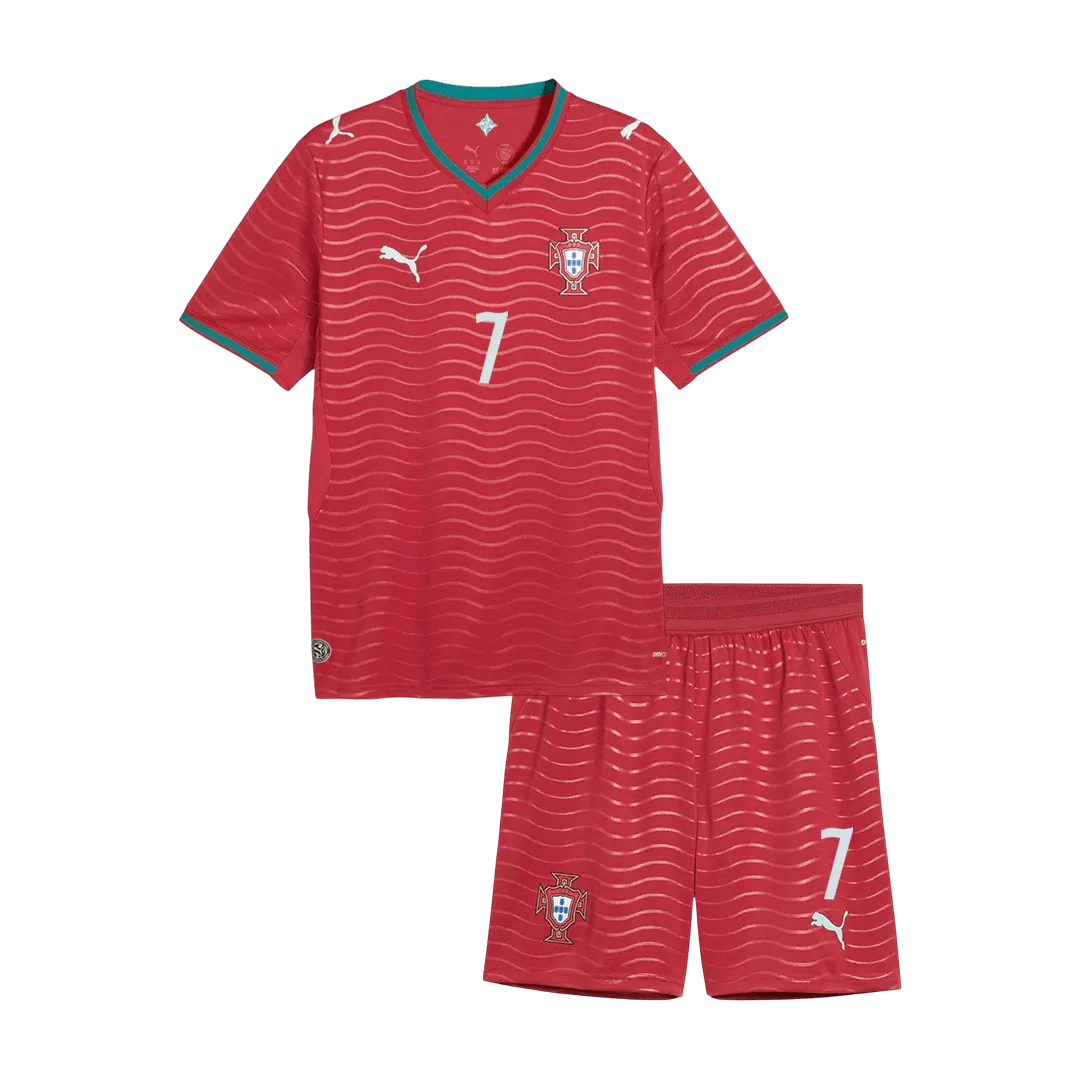Portugal Hjemme Barn Draktsett RONALDO #7 – VM 2026