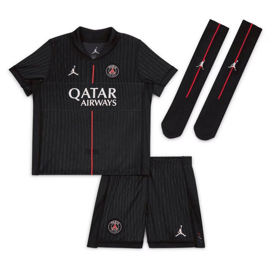 PSG Borte Fouth Barn Draktsett 2025/26 – Trøye + Shorts + Strømper