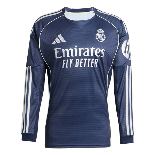 Real Madrid Borte Herrer Fan-drakt 2025/26 Langermet