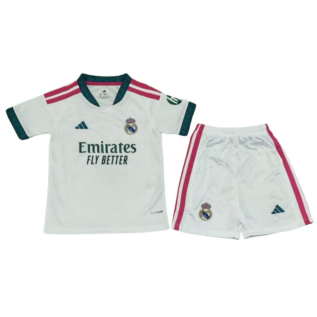 Real Madrid Hjemme Barn Drakt + Shorts 2026/27
