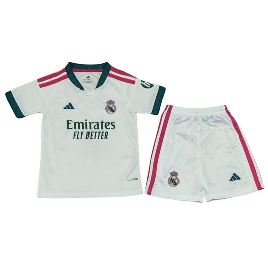 Real Madrid Hjemme Barn Drakt + Shorts 2026/27