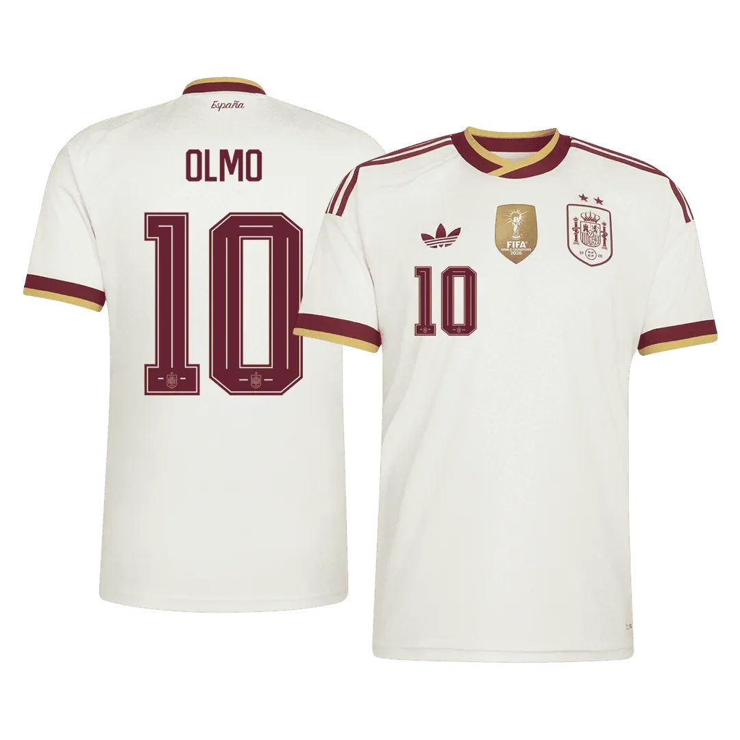 Spania Borte Herrer Matchdrakt OLMO #10 – VM 2026-Vinnertrøye