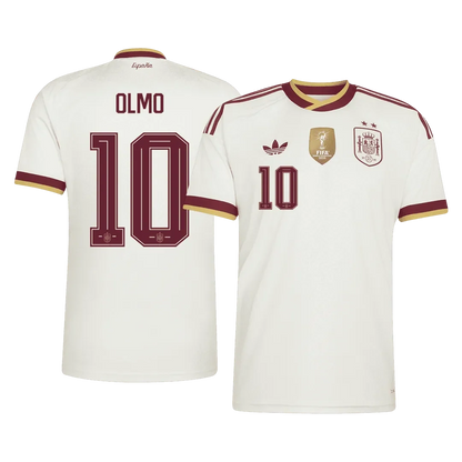 Spania Borte Herrer Matchdrakt OLMO #10 – VM 2026-Vinnertrøye