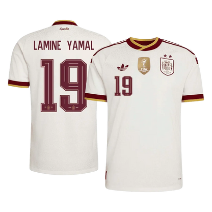 Spania Borte Herrer Matchdrakt LAMINE YAMAL #19 – VM 2026 - Vinnertrøye
