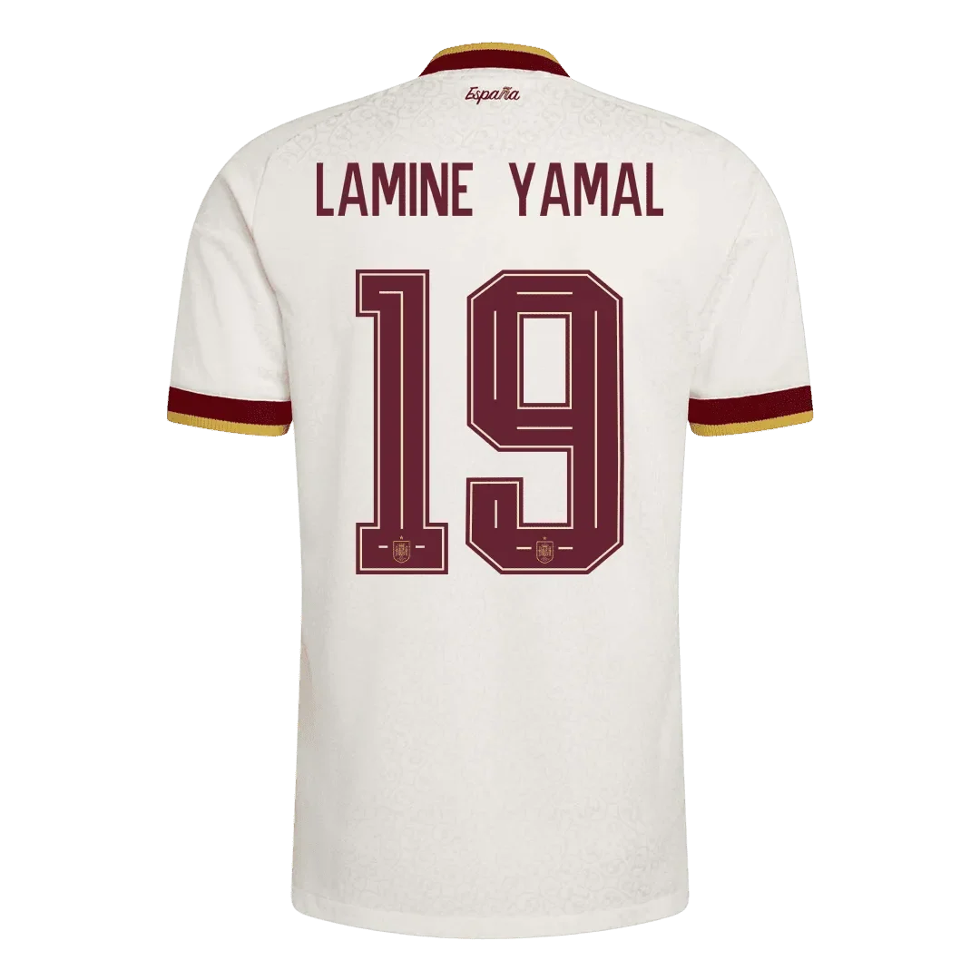 Spania Borte Herrer Matchdrakt LAMINE YAMAL #19 – VM 2026 - Vinnertrøye