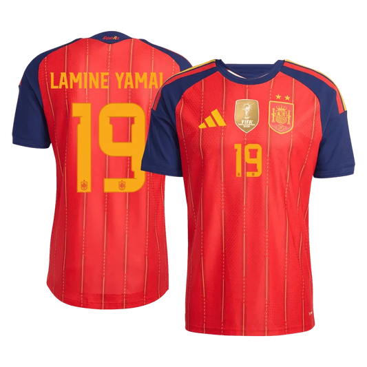 Spania Hjemme Herrer Fan-drakt LAMINE YAMAL #19 – VM 2026 - Vinnertrøye