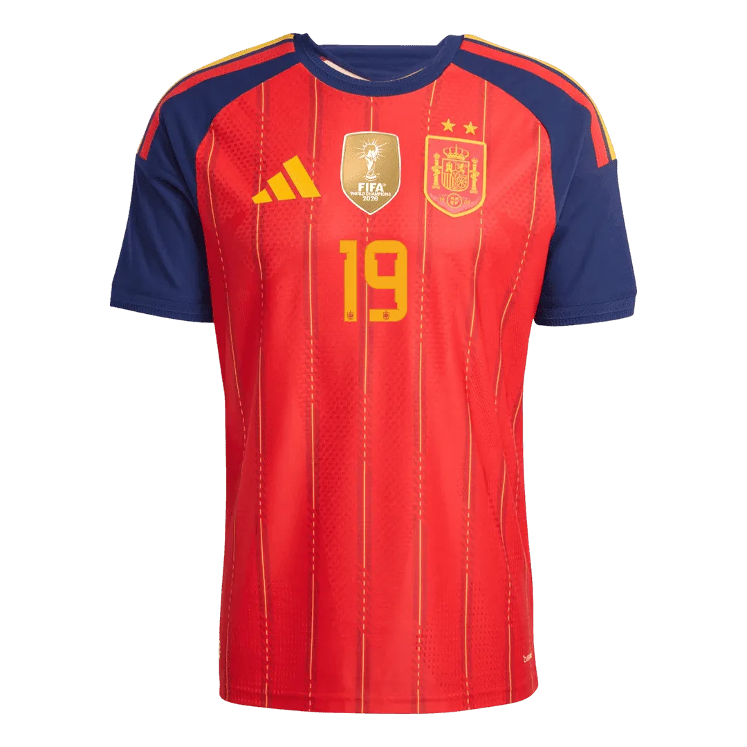 Spania Hjemme Herrer Matchdrakt LAMINE YAMAL #19 – VM 2026 - Vinnertrøye