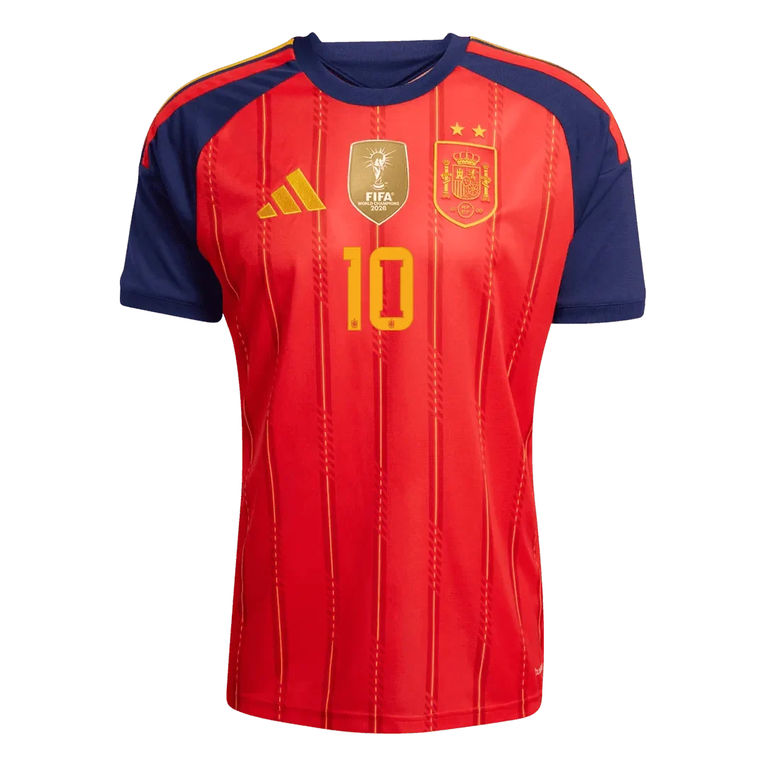 Spania Hjemme Herrer Matchdrakt OLMO #10 – VM 2026 - Vinnertrøye
