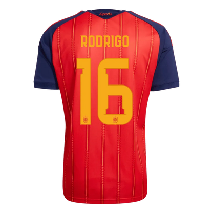 Spania Hjemme Herrer Matchdrakt RODRIGO #16 – VM 2026 - Vinnertrøye
