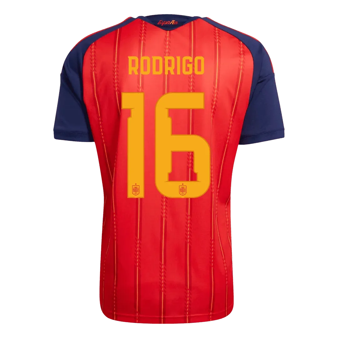 Spania Hjemme Herrer Fan-drakt RODRIGO #16 – VM 2026 - Vinnertrøye
