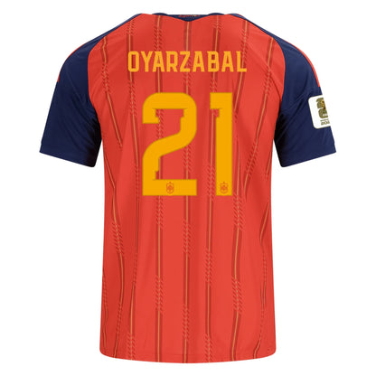 Spania Hjemme Herrer Fan-drakt Oyarzabal #21 – VM 2026