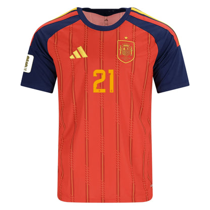 Spania Hjemme Herrer Fan-drakt Oyarzabal #21 – VM 2026