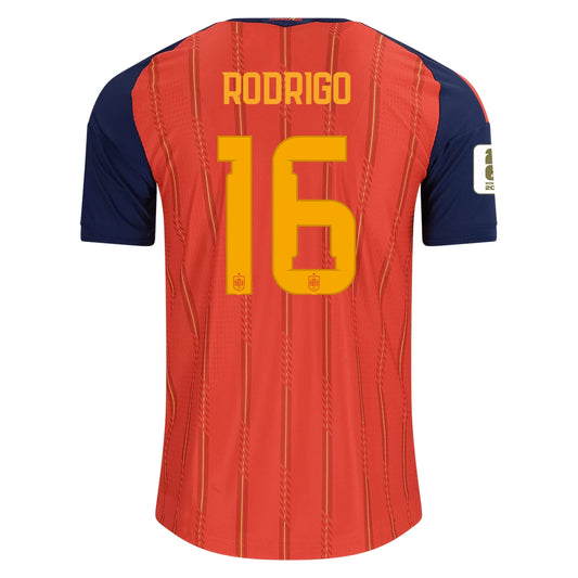 Spania Hjemme Herrer Matchdrakt Rodrigo #16 – VM 2026