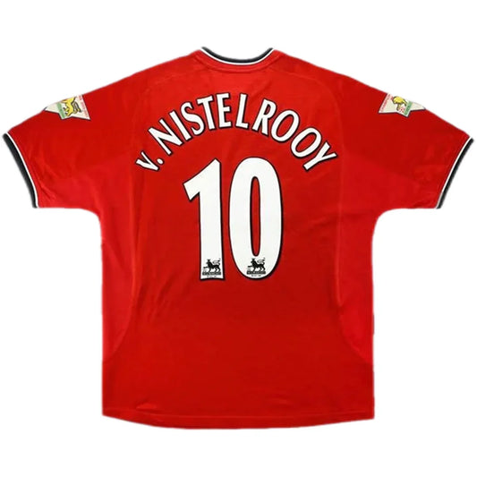 v.NISTELROOY #10 Manchester United 2000/02 Hjemme Retro drakt