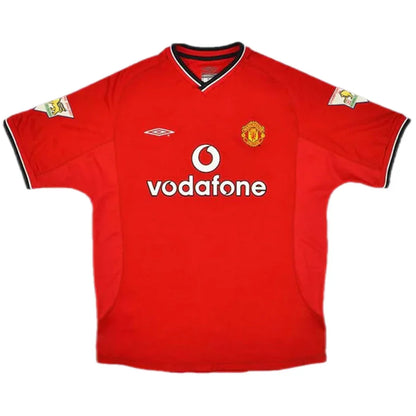 BECKHAM #7 Manchester United 2000/02 Hjemme Retro drakt