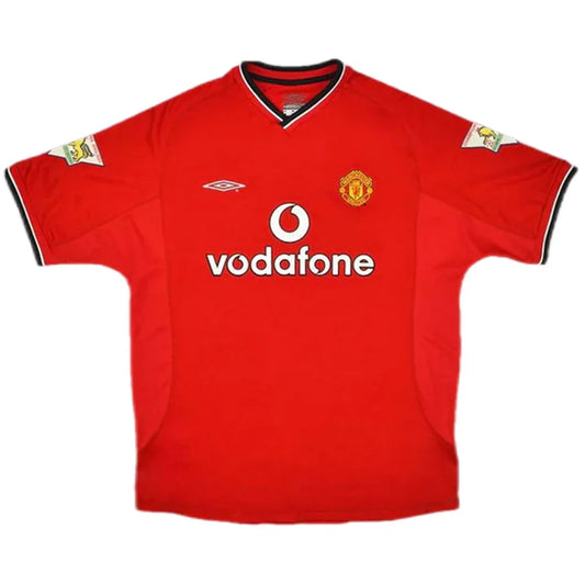 BECKHAM #7 Manchester United 2000/02 Hjemme Retro drakt