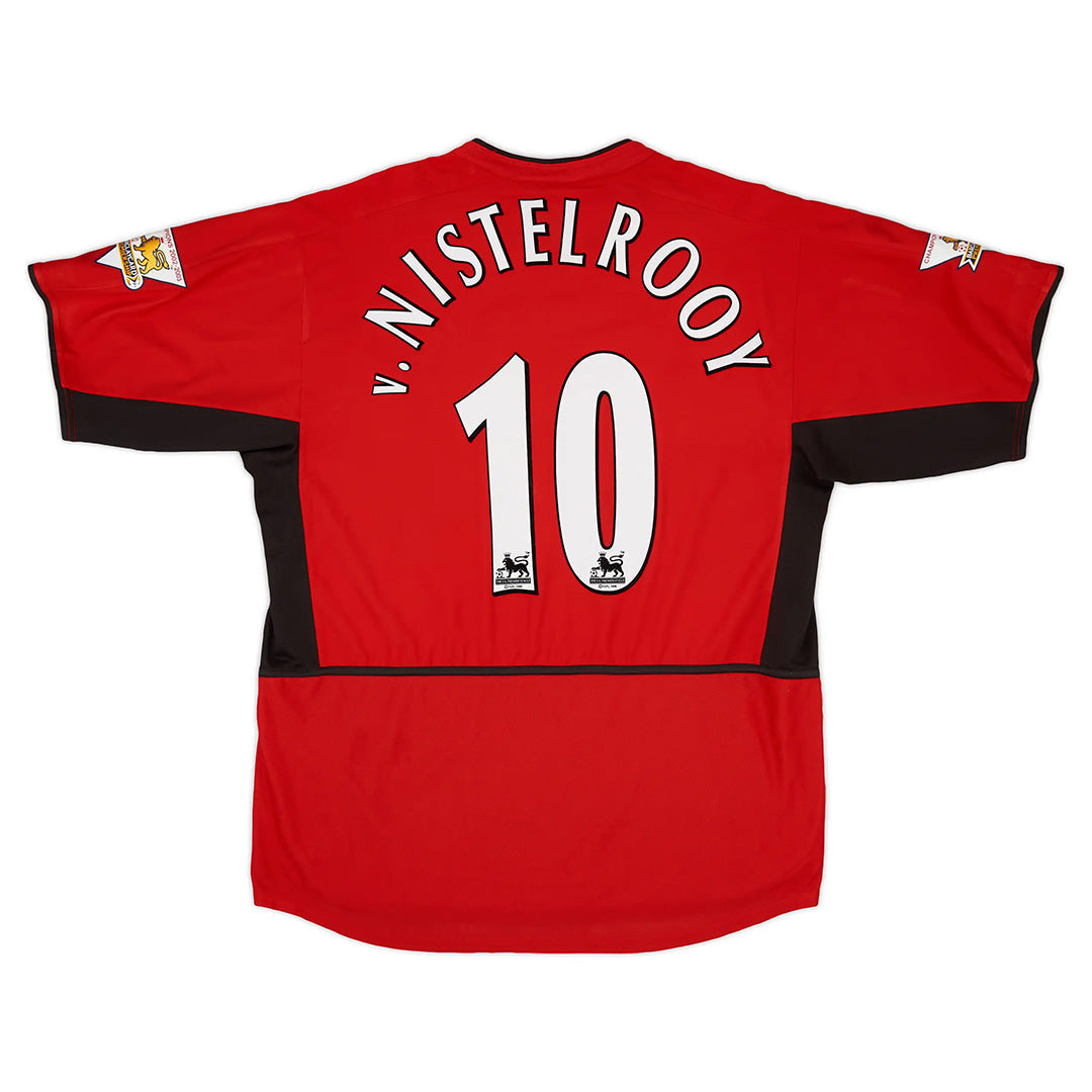 v.Nistelrooy #10 Manchester United 2002/04 Hjemme Retro drakt