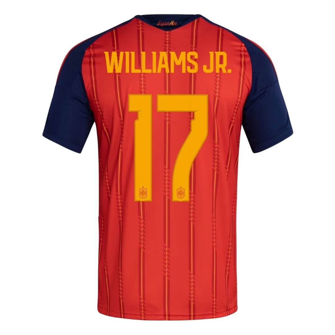 Spania Hjemme Herrer Fan-drakt WILLIAMS JR. #17 – VM 2026
